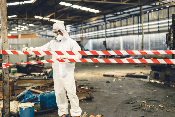 Professional Biohazard technician working in Springfield, FL